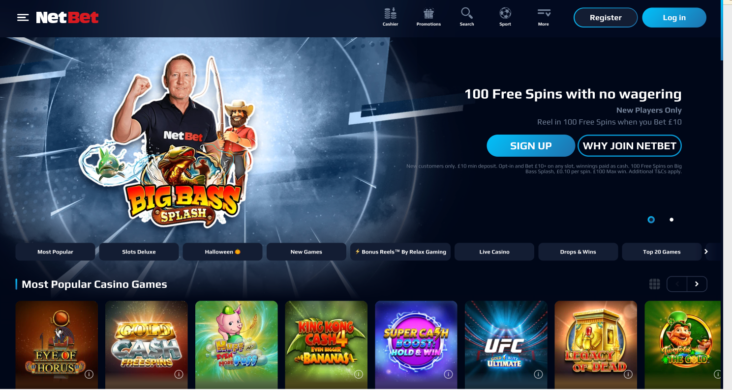 Quels jeux propose NetBet pour les joueurs Français