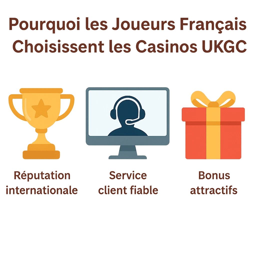 Pourquoi les Joueurs Français Choisissent les Casinos UKGC