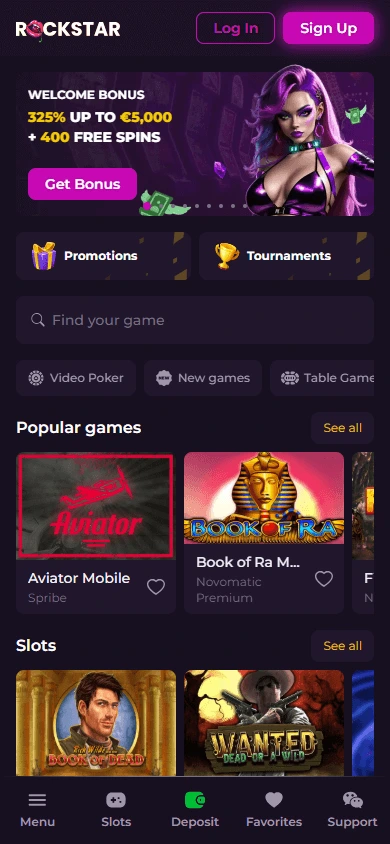 Rockstar App et Expérience Mobile Optimisée