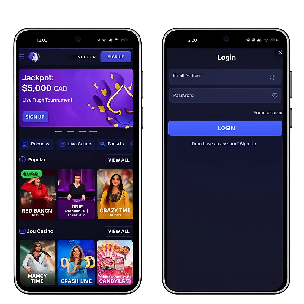 SPINAURA Casino Mobile App