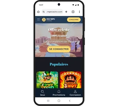 Olympe Casino Mobile Access