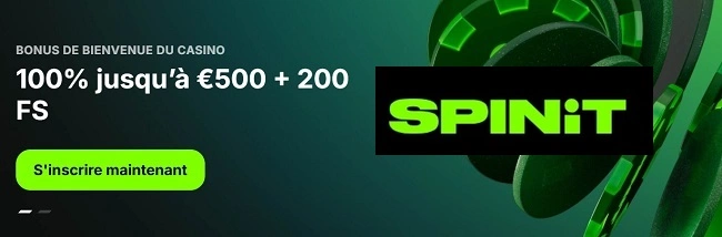 Bonus de Bienvenue chez Spinit Casino Bonus