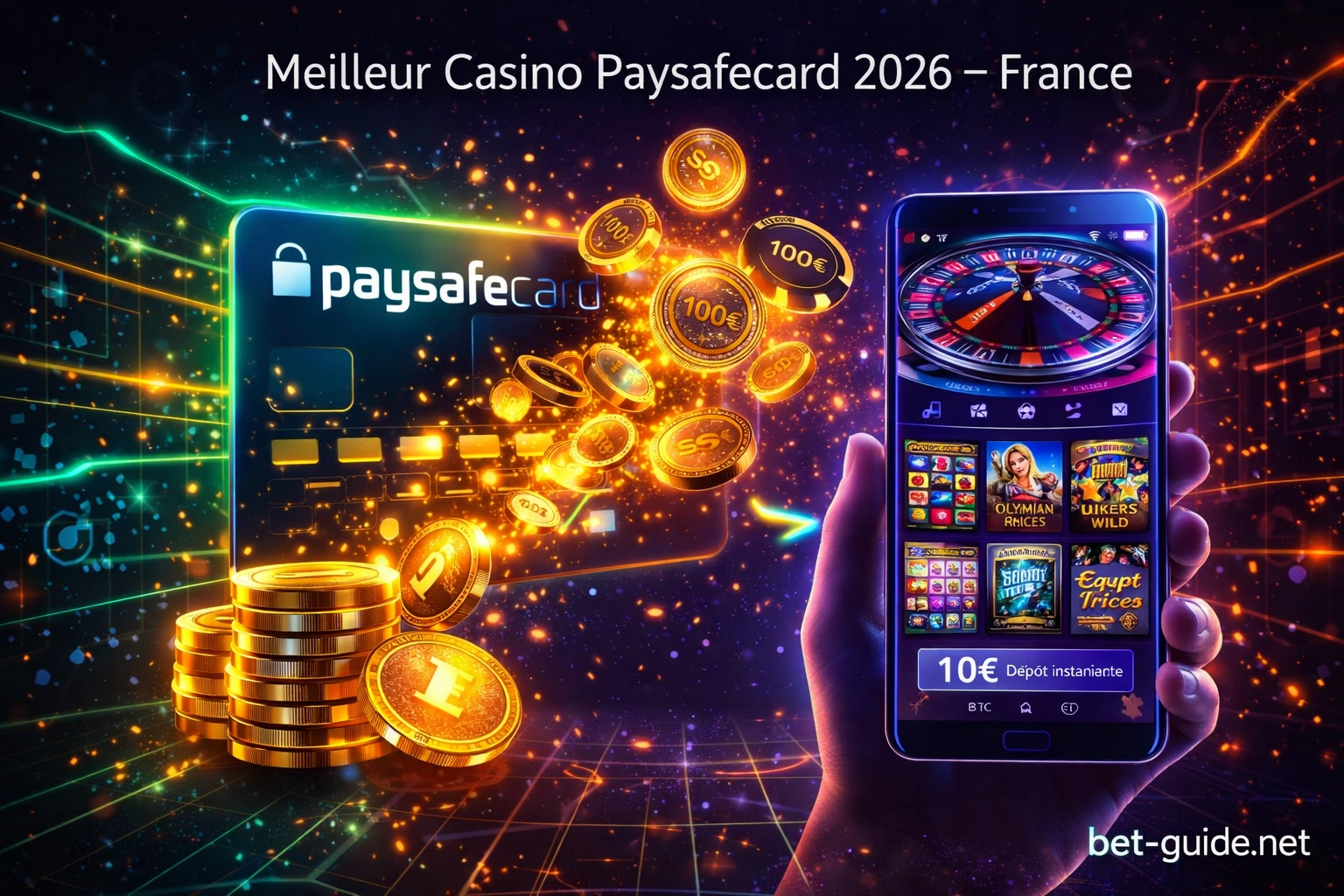 Les Meilleurs Casinos Acceptant Paysafecard : Comparaison 2026 