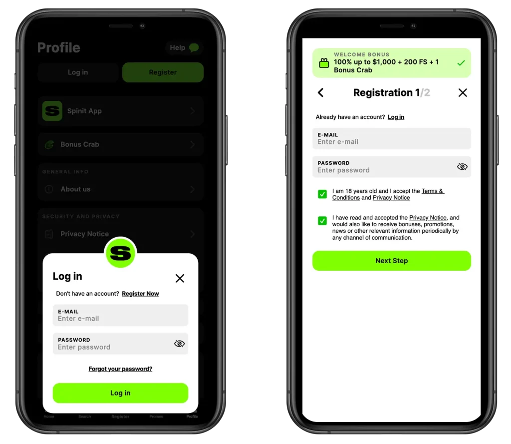 Processus de Connexion : Spinit Login