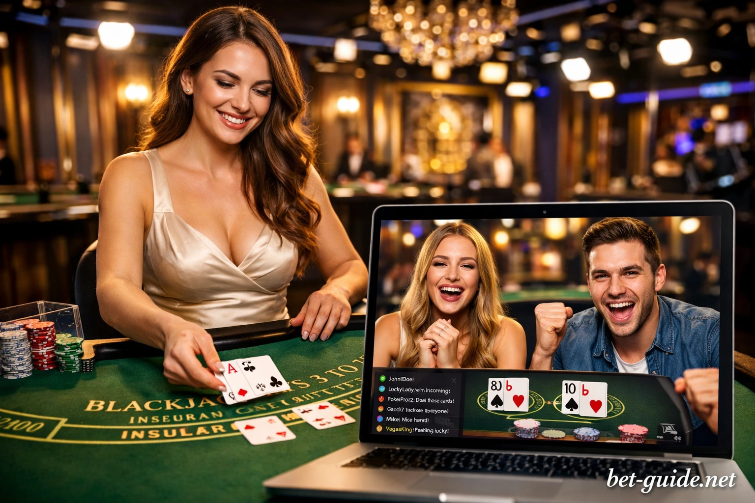 Comment jouer au blackjack en direct en ligne