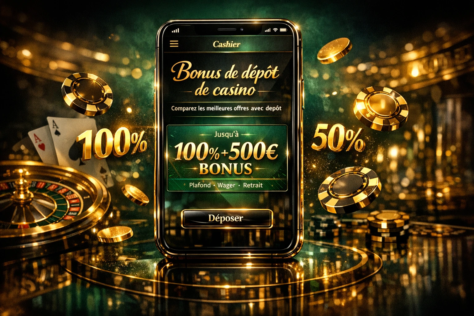 🎯 Qu’est-ce qu’un bonus de dépôt de casino ?