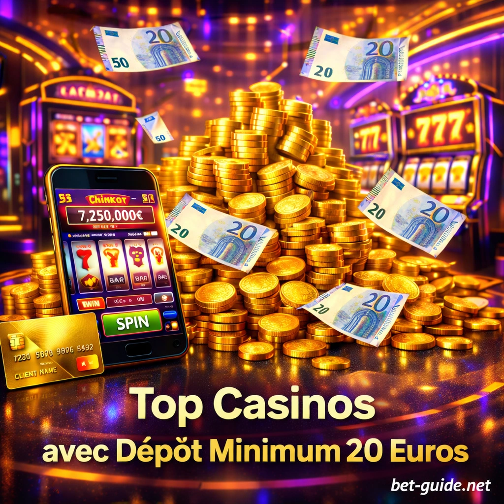 Top casinos avec dépôt minimum 20 euros en France
