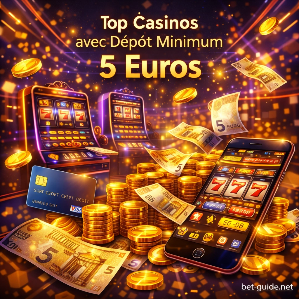 Top Casinos avec Dépôt Minimum 5 Euros en France 🎰💶