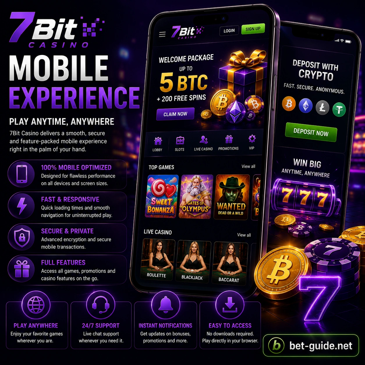 7Bit Casino Mobile Experience