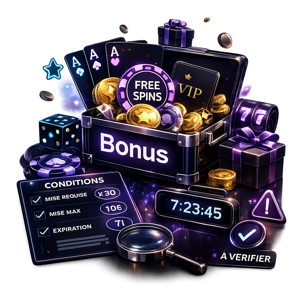 Bonus et récompenses : lire les règles avant de se laisser accrocher