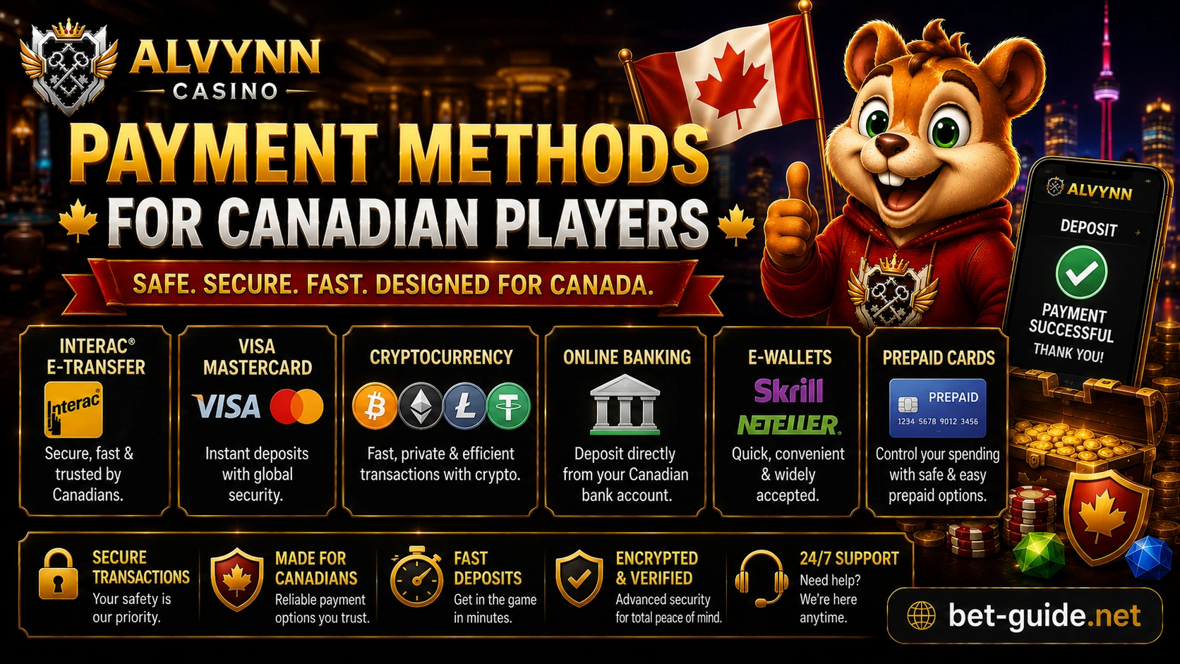 Payment Methods for Canadian Players