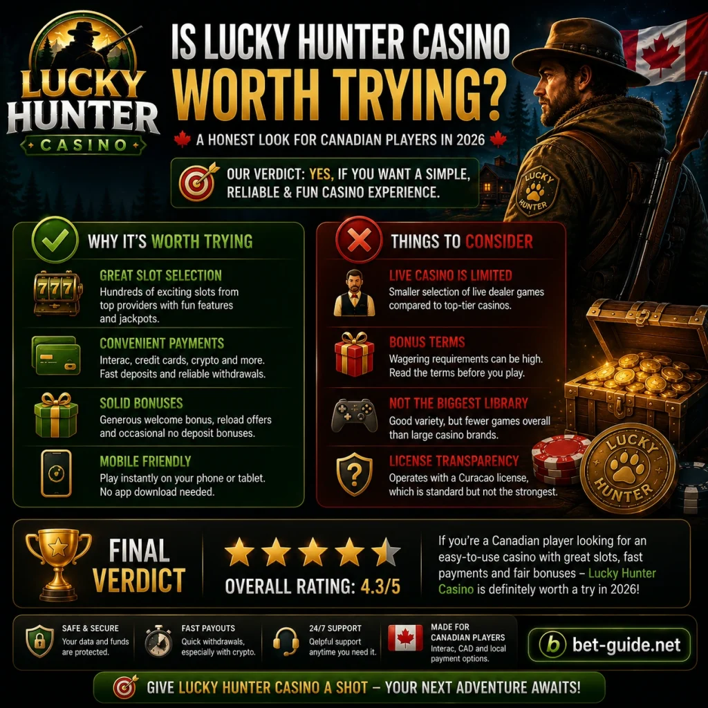 Is Lucky Hunter Casino Worth Trying?
