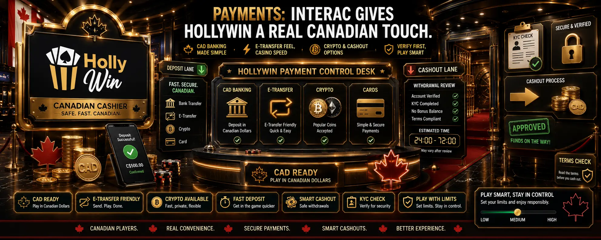 Payments: Interac gives HollyWin a real Canadian touch